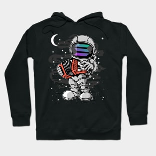 Astronaut Accordion Solana SOL Coin To The Moon Crypto Token Cryptocurrency Blockchain Wallet Birthday Gift For Men Women Kids Hoodie